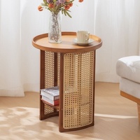 Table basse avec rangement, style minimaliste moderne, table d'appoint pour salon, table à thé pour petit appartement