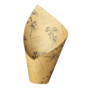 Phalaenopsis personnalisé imprimé écologique étanche Kraft plante fleur pot en papier couverture pour plantes succulentes cactus - Product Image 1
