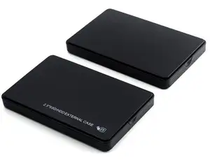 Alta calidad portátil 2,5 pulgadas USB2.0 a SATA disco duro externo Estuche de transporte Estuche HDD para la venta