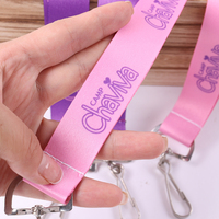 Wärmeübertragungslogo Sublimationsdruck Schlüsselbänder Ausweishalter und Lanyard