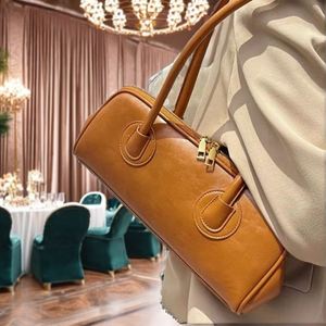 Elegante Bolso de Mano Ligero de Piel de Vaca Occidental para Mujer, Bolso de Hombro y Bandolera de Cuero Auténtico - Product Image 2