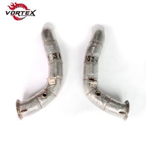Tubo de Escape de Alto Flujo Vortex 304 de Acero Inoxidable para BMW M5 F90 4.4T V8 2018-2024 con Protector Térmico Sin Advertencia de Luz de Avería (CEL) - Product Image 1