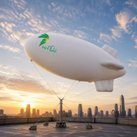 Zeppelin publicitaire gonflable géant en PVC personnalisé pour l'extérieur, ballon volant à l'hélium pour événements