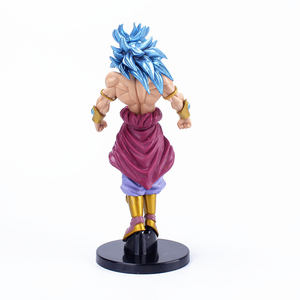 Figurines d'action et jouets en résine PVC personnalisés OEM 2025 de haute qualité, Super <span class=keywords><strong>Saiyan</strong></span> Broli aux cheveux bleus en position debout, figurines d'anime <span class=keywords><strong>DBZ</strong></span> - Product Image 2