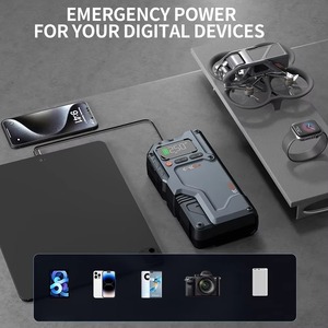 Avviatore d'<span class=keywords><strong>Emergenza</strong></span> per Auto 12V con Batteria da 8000mAh, Torcia LED, Pompa d'Aria e Ricarica USB-C per Moto, Camion e Uso Esterno - Product Image 3