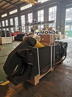 Cisaille hydraulique pour excavatrice, outil de démolition de bâtiments et de recyclage des métaux, marque ORANTE, 20 tonnes, alimentée par le moteur de l'excavatrice