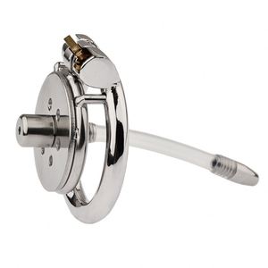 Cage de chasteté plate en acier inoxydable pour homme, anti-évasion, 2700K, blanc chaud doux, modèle SJY-1208-68 Chine - Product Image 3