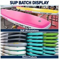 Planche de SUP gonflable de 12'6 pour la navigation longue distance avec accessoires complets