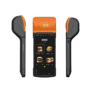 Perangkat pembayaran Nfc, perangkat Pos lembut, Terminal pembayaran Android Pos dengan sistem Printer Pos untuk makanan