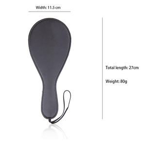 Coppia adulta flirt giocattoli sessuali nero ovale singolo lato peluche coppia flirt strumenti BDSM Spanking Paddle palco oggetti di scena - Product Image 5
