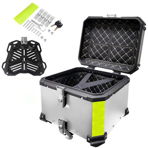 Baúl Trasero para Motocicleta, Caja Superior de 45L, Aleación de Aluminio, Gran Capacidad, Portaequipajes Trasero, Caja de Entrega, Caja de Almacenamiento para Motocicleta - Product Image 3