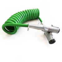 Chine ABS Pur Power Plug Spiral Code 7 Core 15 Pin Wire Cable pour camion remorque cabletruck abs câble
