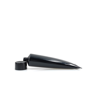 Black Color Matte Cosmetic <b>Tube</b> for Cream, <b>Plastic</b> Cosmetic Soft <b>Tubes</b> Container/ Sun Cream <b>Tube</b> Cosmetics <b>Plastic</b> PE Packaging - Product Image 5