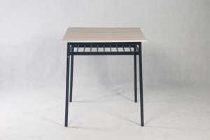 Set da Pranzo Moderno in <span class=keywords><strong>3</strong></span> Pezzi: Tavolo in Legno <span class=keywords><strong>e</strong></span> <span class=keywords><strong>2</strong></span> Sedie per Sala da Pranzo Domestica - Product Image 5
