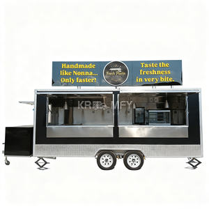 2025 Commercial Standards Food Trailer Cart Mobile Ice Cream & Coffee Van With Fully Equipped <b>Kitchen</b> <b>Sale</b> <b>For</b> Candy Applica - Product Image 6