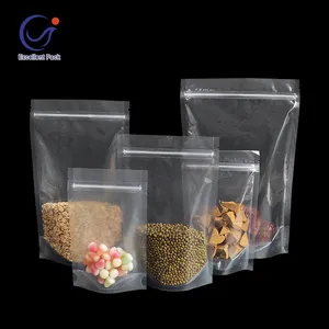 30x40 cm Large Storage Zip Lock Pouch Zipper Bag Transparent in Stock Resealable Vinyl Clear Plastic Food Stand up Pouch