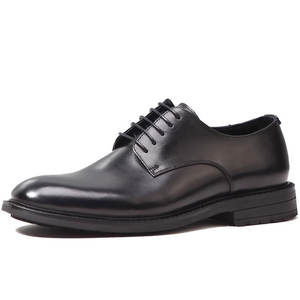 Chaussures Oxford en cuir véritable pour hommes, classiques, formelles, décontractées, à bout carré, de haute qualité, luxueuses, personnalisées, semelles antidérapantes - Product Image 1