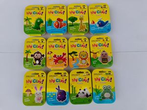 Animal Clay Kit 12 Colors Air Dry Clay Non-Toxic Ultra Light <b>Modeling</b> Clay with Walking Mechanism Education Creative Gift - Product Image 5
