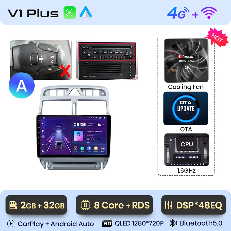 V1 PLUS 2+32 Go 9 pouces version A