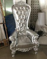 Vente en gros de chaises royales pour trône d'événement de mariage chaise de mariage King à dossier haut de haute qualité