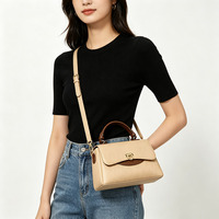 Sac à bandoulière de luxe WEEKS ZPS072 en PU avec fermeture éclair, doublure en polyester imperméable, pour femme, toutes saisons