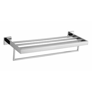 Stainless Steel Towel Rack Wall Mounted Linear Bathroom Hardware Corrosion Prevention - Product Image 4