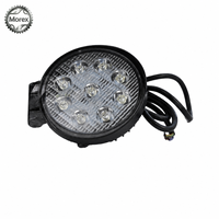 Pour camion minier Sinotruk HOWO MT86, lampe de travail LED robuste, 4130000610, lampe ronde à 9 LED, pièces détachées automobiles, vente en gros depuis la Chine