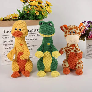 Juguete Masticable de Peluche de Lujo para Perros, Diseño de Animal de Dibujos Animados Duradero con Cuerda de Algodón para Perros y Gatos - Product Image 2