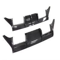 Lèvre de pare-chocs arrière en fibre de carbone sèche de luxe OEM pour M2 G87 2023-2024, fixation par vis, installation facile, découpes pour crochet de remorquage