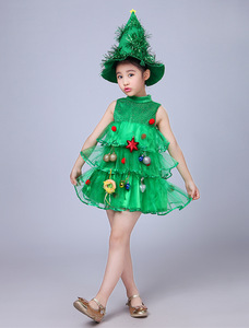 ชุดคอสเพลย์เอลฟ์ฮาโลวีนสำหรับเด็กผู้หญิง MS Wholesale สีแดง ชุดแสดงบนเวทีสำหรับเด็ก ผลิตจากโพลีเอสเตอร์ รับผลิตแบบ OEM/ODM - Product Image 5