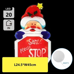 Ciondolo - ciondolo con ventosa a forma di pupazzo di neve, grande, luce bianca calda, ideale per decorazioni natalizie. - Product Image 1