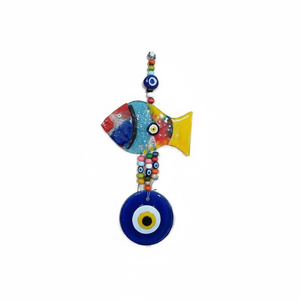 15x31CM Verre Evil Eyes Tenture murale Décoration Design unique et accrocheur pour la décoration intérieure - Product Image 2