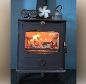 Cheminée à bois en fonte GR910, véritable foyer, rayonnement thermique, convection de chaleur, combustion propre, pour villa, intérieur - Product Image 1