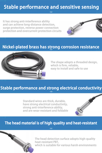 CNTD CJY30S-30 dài khoảng cách gần Cảm biến hình trụ loại NPN PNP cảm biến điện dung cảm ứng gần cảm biến IP67 - Product Image 6