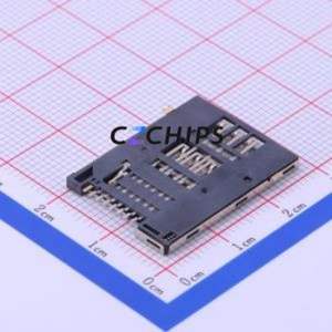 XKSIM-047 SIM Card Connector SMD Connector Self-Return Type Mini SIM Card Card Holder With Card Detection - Product Image 2