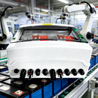 Boîtier de Combinaison Solaire Industriel Winsun KSPVHA Certifié CE 500V, Distribution 3 entrées-3 sorties (6 Prises) en Acier Inoxydable 304 avec Cadenas