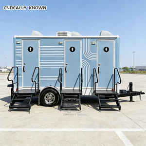 Remolque de Baño Móvil de Lujo, Baño Portátil, Florero de Cristal para Ópera, Sinfonía al Aire Libre Bajo las Estrellas - Product Image 1