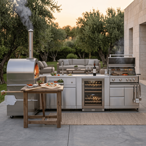 Cuisine extérieure modulaire en acier inoxydable, antibactérienne, durable et robuste, idéale pour l'arrière-cour – Vente chaude - Product Image 1