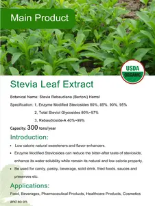 Natural Sweeteners Stevia Leaf Extract Reb A Reb D Reb M Stevia Sugar