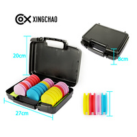 Boîte de rangement pour bobines de ligne de pêche en mousse EVA multicolores, plusieurs bobines de ligne EVA pour la pêche en eau douce et en eau salée