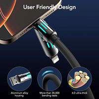 4-in-1 5A Schnellladekabel Typ-C USB-Datenkabel mit Auto-Projektionsbildschirm aus Silikon für // Computer