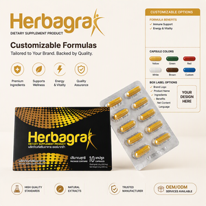 Suplementos Herbales para la Salud Masculina, Cápsulas de Raíz de Maca, Herbagra, Ingrediente Herbal, Apoyo para la Energía y Vitalidad, 10 Cápsulas - Product Image 6