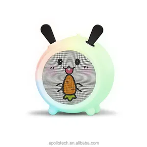어린이 귀여운 만화 애완 동물 전자 가제트 어린이를위한 미니 휴대용 블루투스 스피커