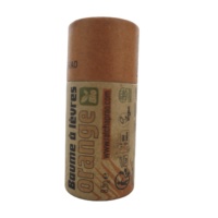 Carton biodégradable personnalisé bâton déodorant cylindre baume à lèvres conteneur Push up baume à lèvres emballage en tube de papier