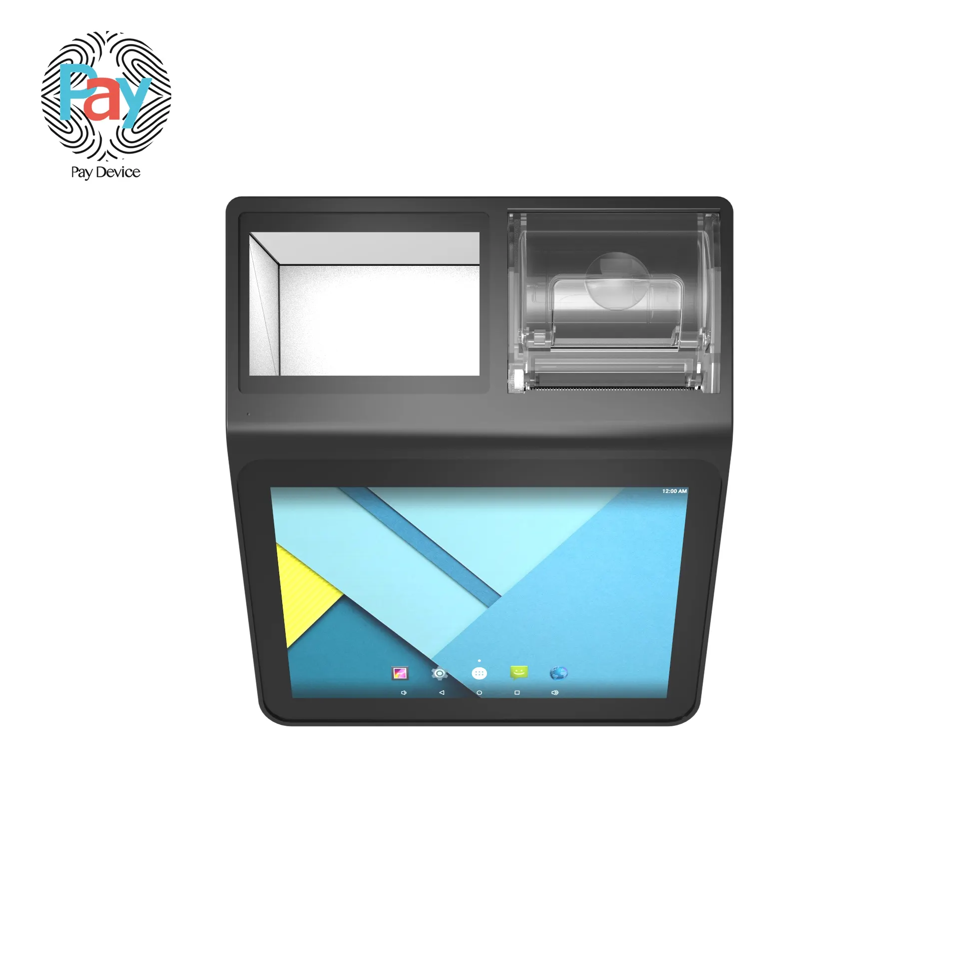 FH070 android 7 inch All in One POS with nfc printer for retail Restaurant billing