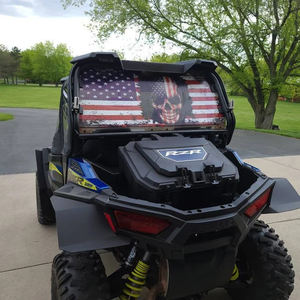 หน้าต่างรถด้านหลังแบบกําหนดเอง One Way Vision รถสติกเกอร์รูปลอกโฆษณารถห่อไวนิลพรุนสําหรับหน้าต่างร้านค้าของคุณ - Product Image 5