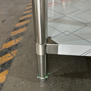 VICTORY, venta al por mayor, mesa comercial de acero inoxidable, Banco inox con protector contra salpicaduras, equipo de panadería para otros hoteles y restaurantes - Product Image 6