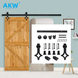 Kami adalah pabrik rel pintu gudang dapat dilepas aksesori pintu kayu rumah tangga pintu geser rel sistem perangkat keras