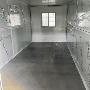 <span class=keywords><strong>Garage</strong></span> de conteneurs en acier préfabriqué à faible coût-Entrepôt de stockage modulaire portable avec porte à volet roulant - Product Image 5