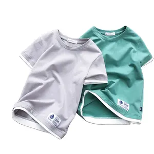 Custom Printing Children Clothing 100% Cotton T-shirt Boys T Shirt Short Sleeve Kids Clothing Wholesale High Quality Fashion